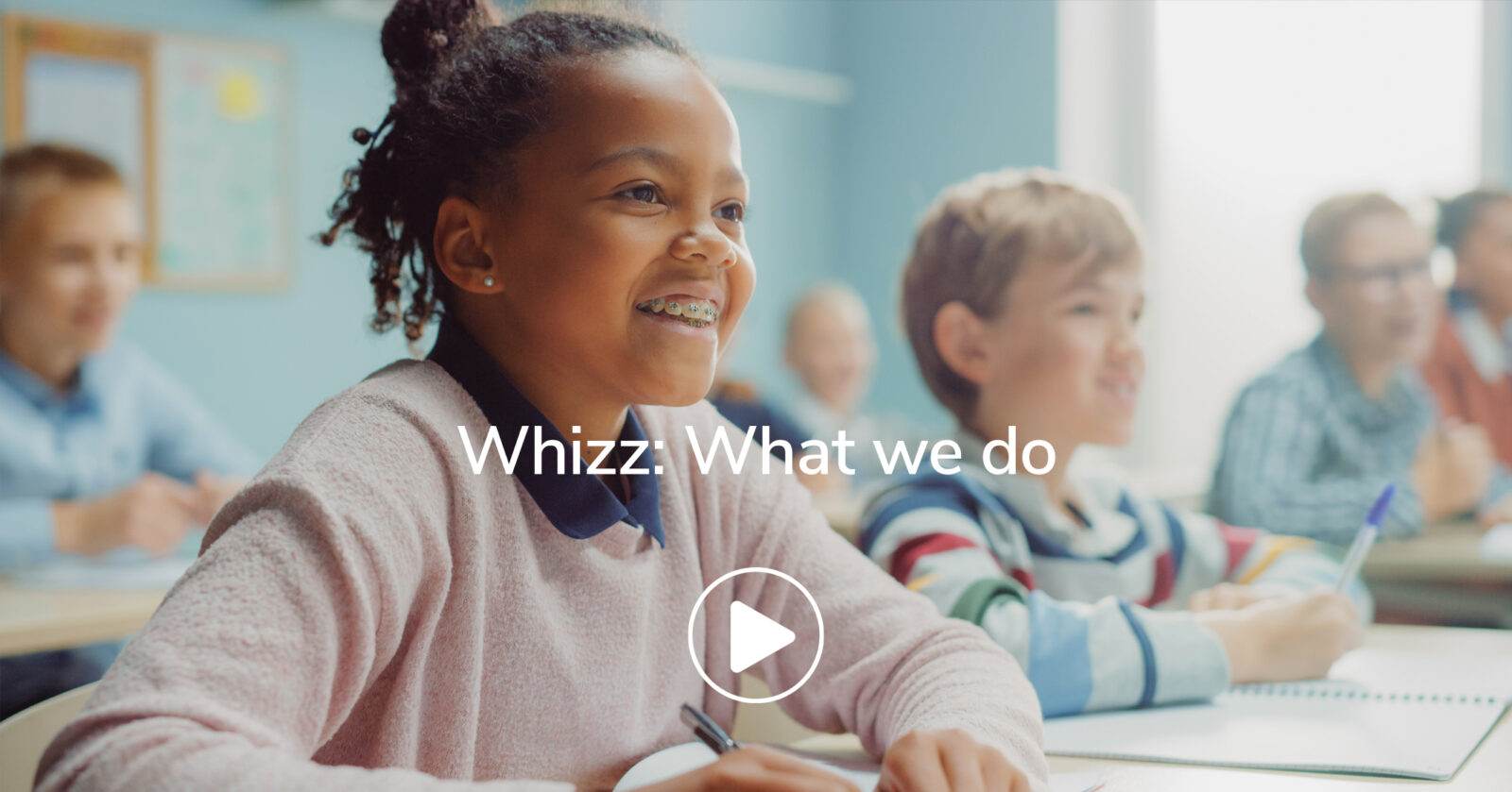 Whizz what we do video overlay